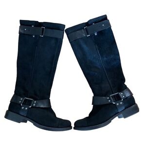 Ugg Black Riding Boots Size 5.5